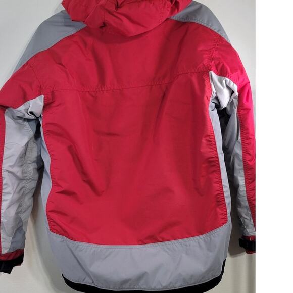 Columbia Coat Womens Size Medium Interchange Core Ski Winter Warm Heavy Red Coat - Picture 8 of 11